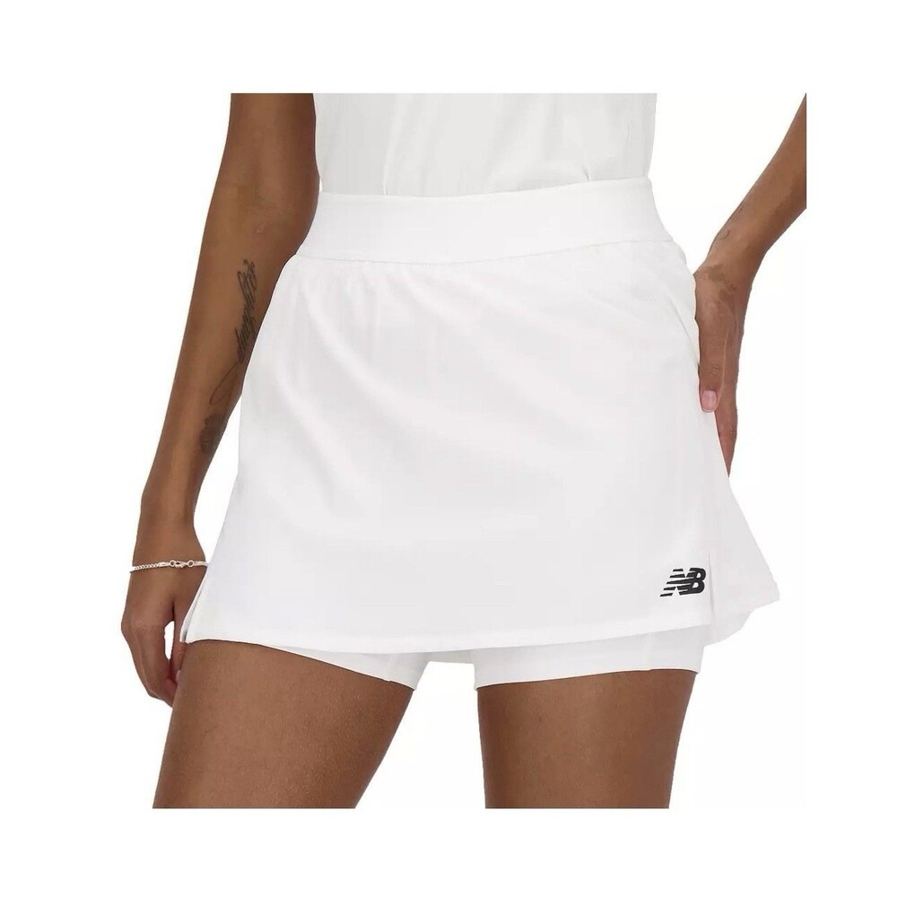 New Balance Womens Tournament Tennis Skort Size Medium White